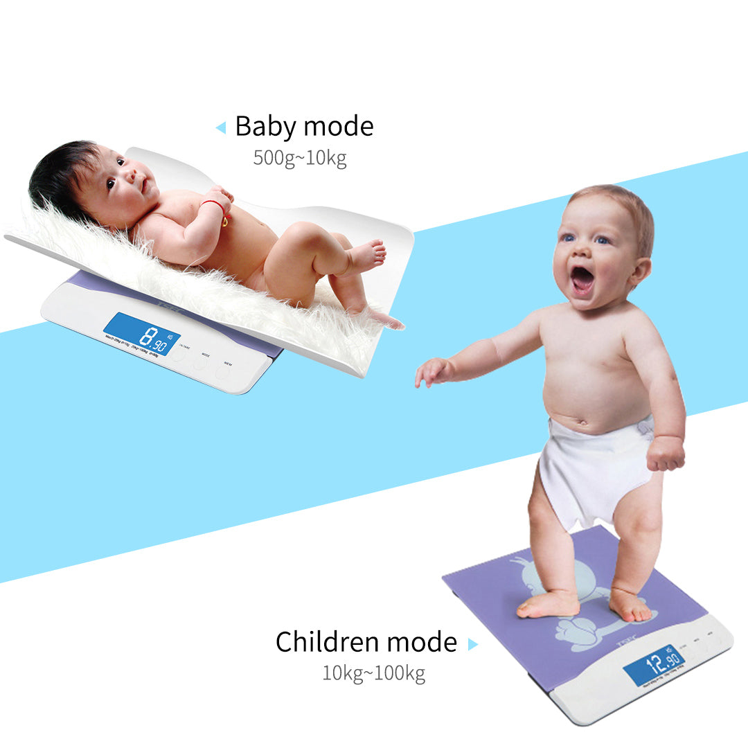 SOGA 2X 100kg Digital Baby Scales Electronic LCD Display Paediatric Infant Weight Monitor - Cafe Supply