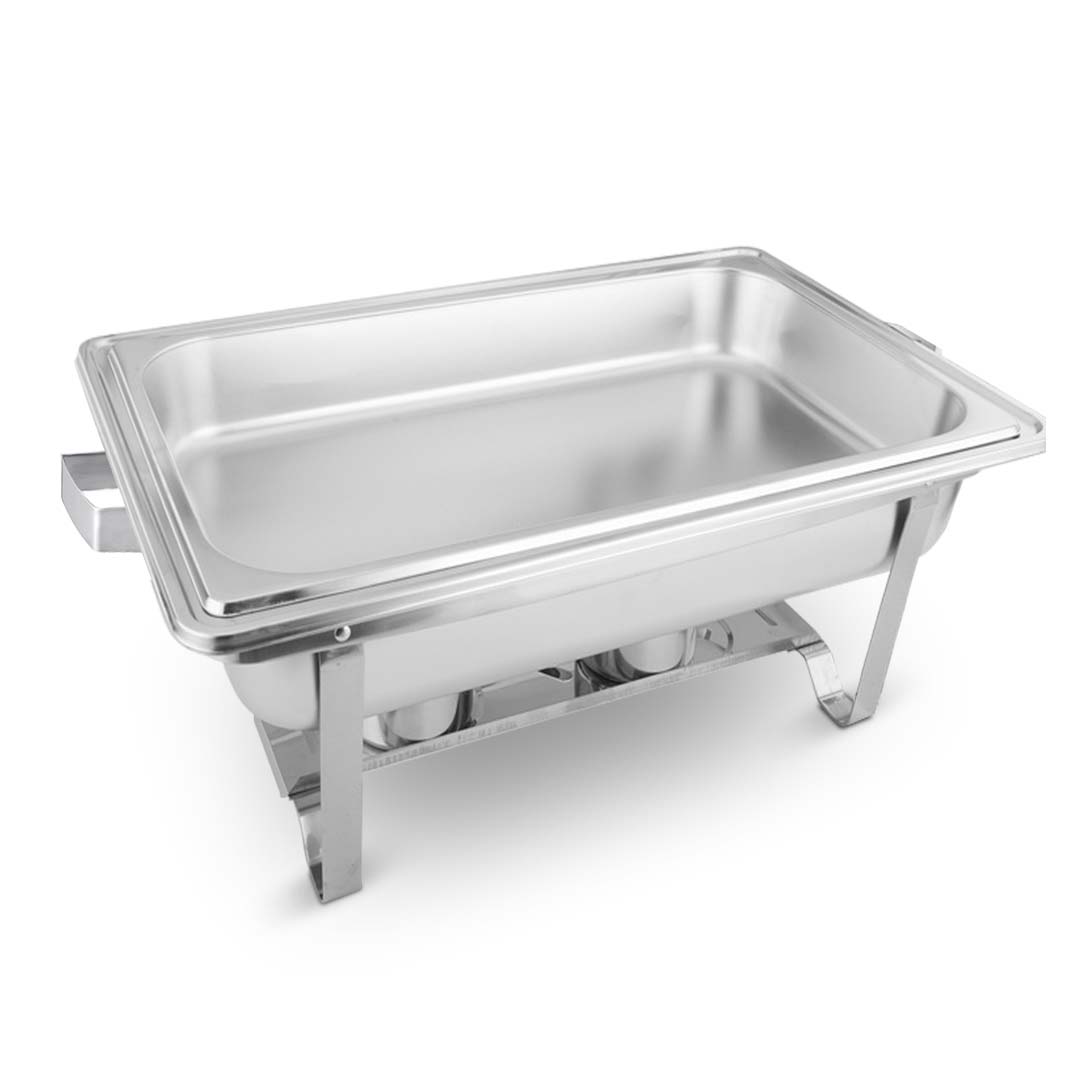SOGA 2X 9L Stainless Steel Chafing Food Warmer Catering Dish Full Size - Cafe Supply