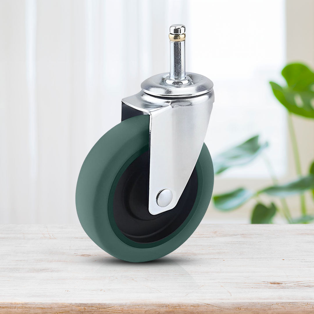 SOGA 2X 4" Heavy Duty Polyurethane Swivel Castor Wheels - Cafe Supply