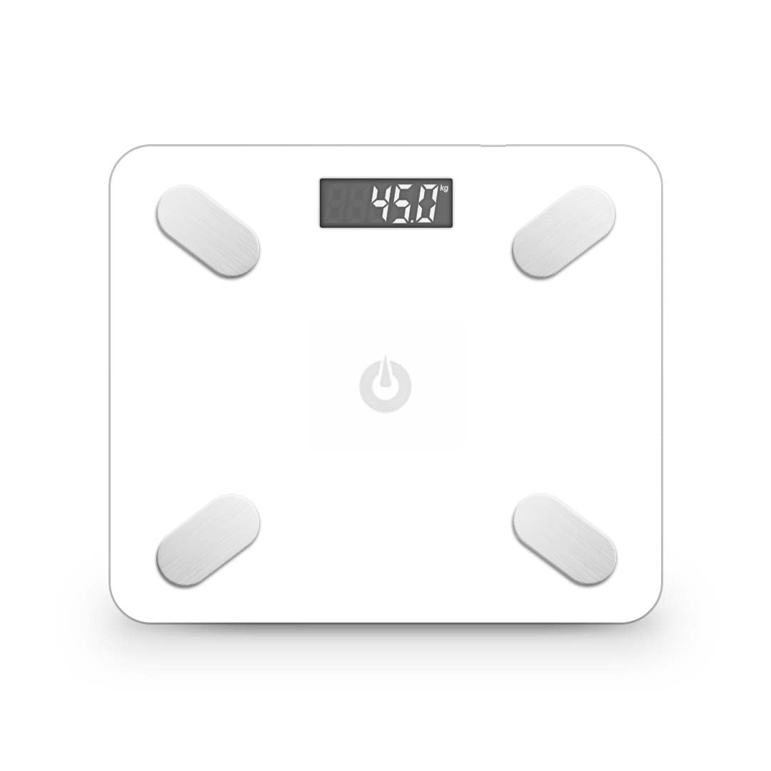 SOGA Wireless Bluetooth Digital Body Fat Scale Bathroom Weighing Scales Health Analyzer Weight White - Cafe Supply