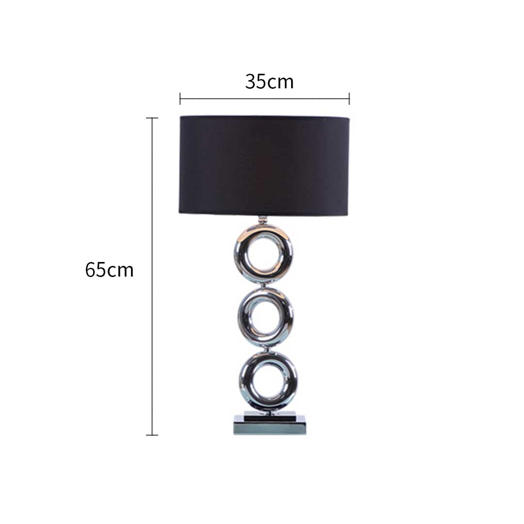 SOGA 4X Simple Industrial Style Table Lamp Metal Base Desk Lamp - Cafe Supply