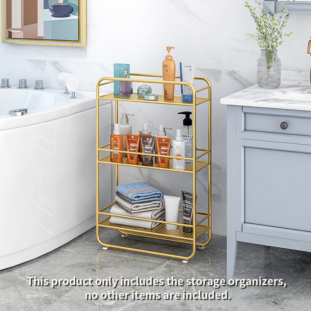 SOGA 3 Tier Rectangular Bathroom Shelf Multifunctional Storage Display Rack Organiser - Cafe Supply