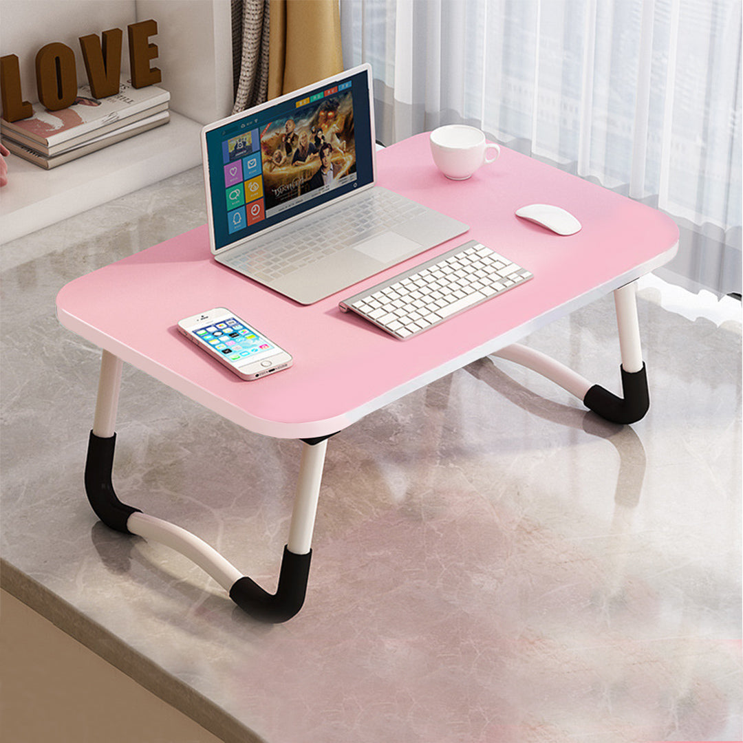 SOGA Pink Portable Bed Table Adjustable Foldable Bed Sofa Study Table Laptop Mini Desk Breakfast Tray Home Decor - Cafe Supply