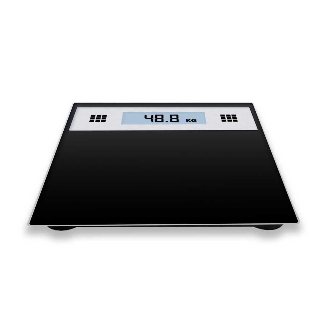SOGA 180kg Electronic Talking Scale Weight Fitness Glass Bathroom Scale LCD Display Stainless - Cafe Supply