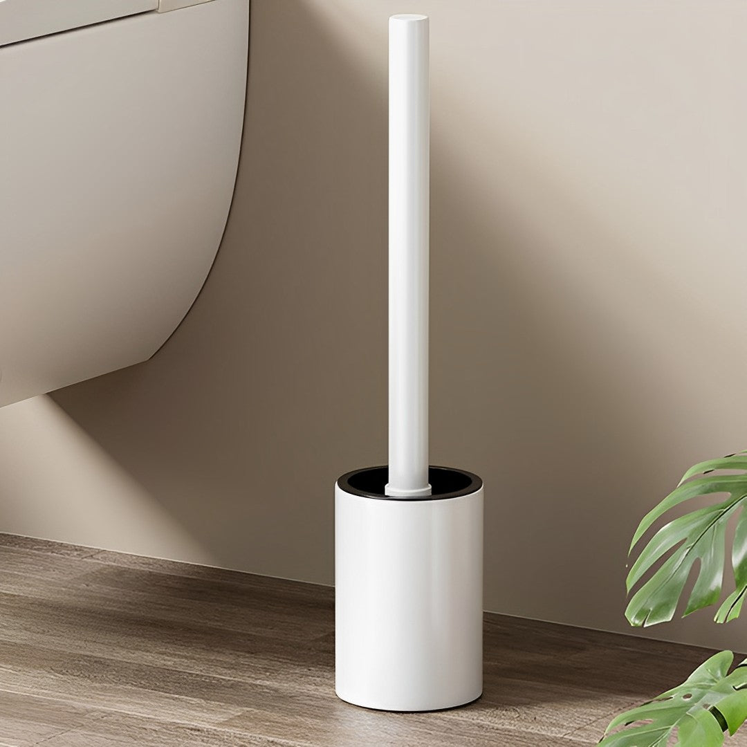 SOGA 2X 27cm Wall-Mounted Toilet Brush with Holder Bathroom Cleaning Scrub White - Cafe Supply