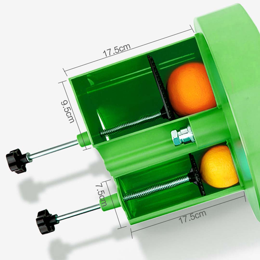 SOGA 2X Commercial Manual Vegetable Fruit Slicer Kitchen Cutter Machine Green - Cafe Supply