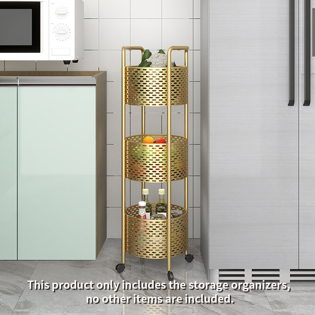 SOGA 2X 3 Tier Bathroom Shelf Multifunctional Storage Display Rack Organiser with wheels - Cafe Supply