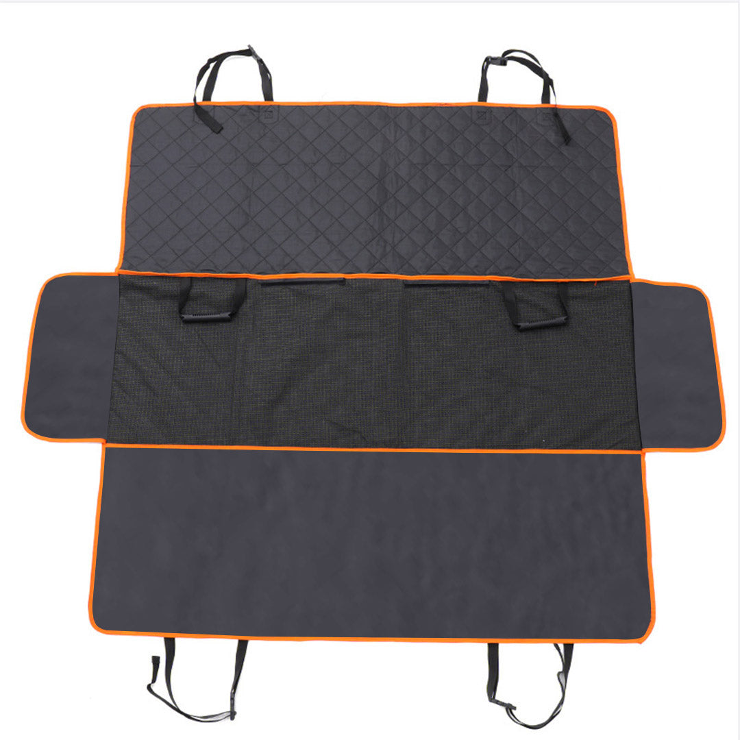 SOGA 2X 600D Oxford Cloth Waterproof Dog Car Cover Back Seat Protector Hammock Pet Mat Black - Cafe Supply