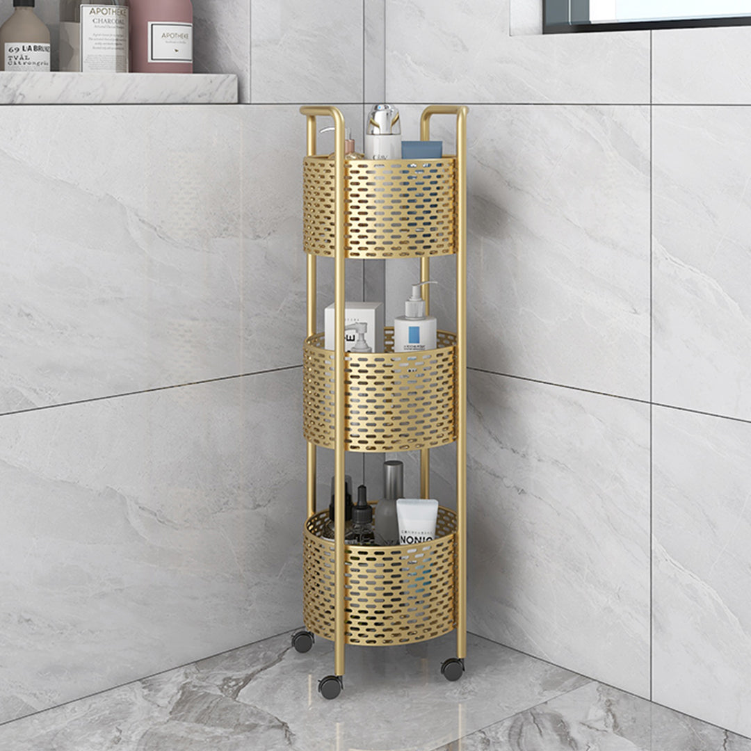 SOGA 2X 3 Tier Bathroom Shelf Multifunctional Storage Display Rack Organiser with wheels - Cafe Supply