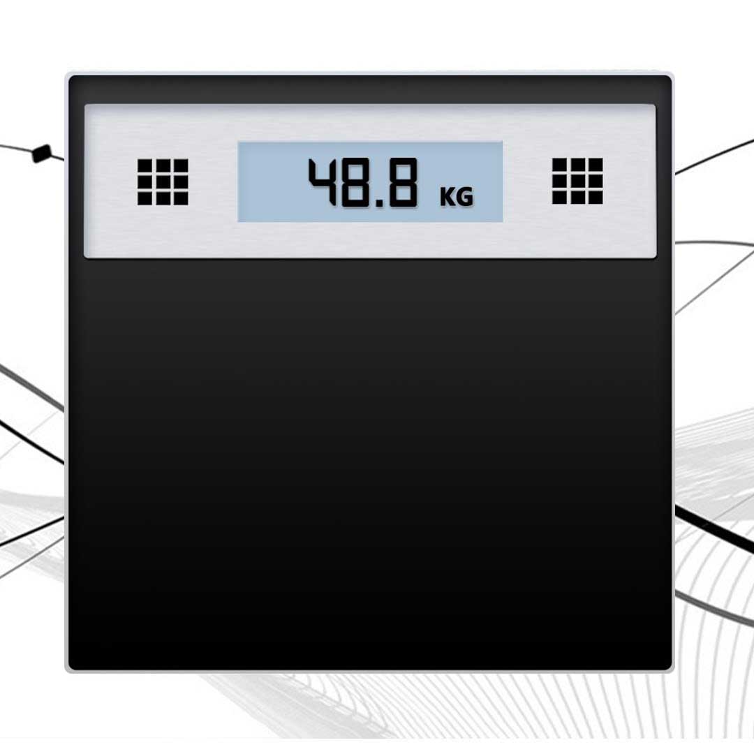 SOGA 180kg Electronic Talking Scale Weight Fitness Glass Bathroom Scale LCD Display Stainless - Cafe Supply