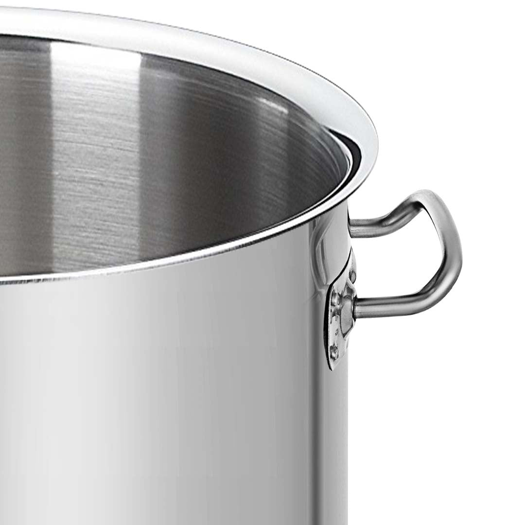 SOGA Stainless Steel 33L No Lid Brewery Pot With Beer Valve 35*35cm - Cafe Supply