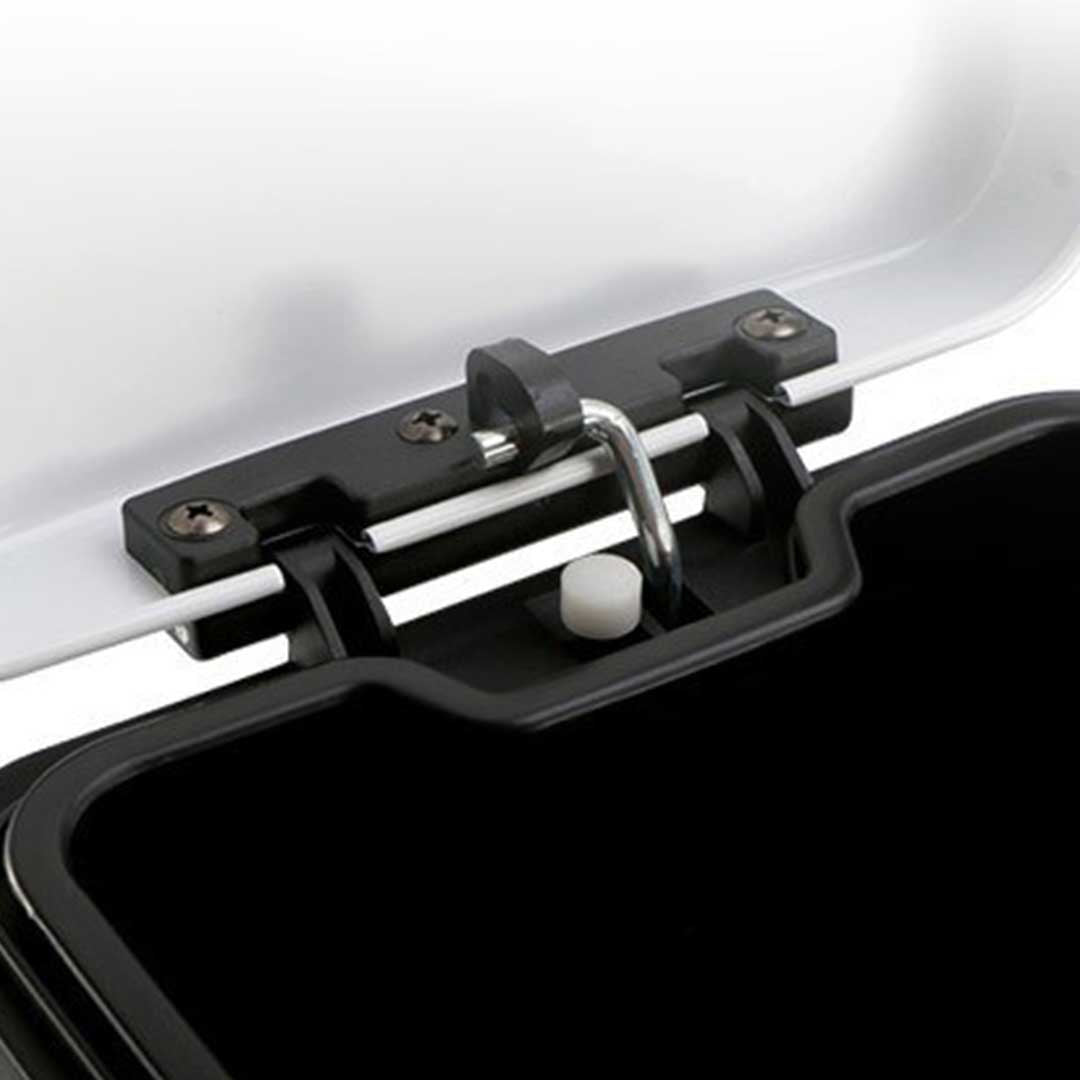 SOGA 2X 12L Foot Pedal Stainless Steel Rubbish Recycling Garbage Waste Trash Bin Square White - Cafe Supply