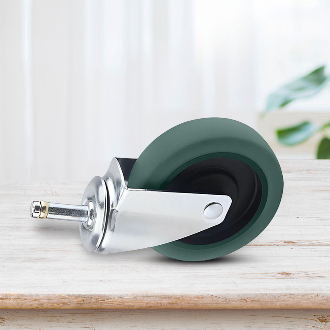 SOGA 2X 4" Heavy Duty Polyurethane Swivel Castor Wheels - Cafe Supply