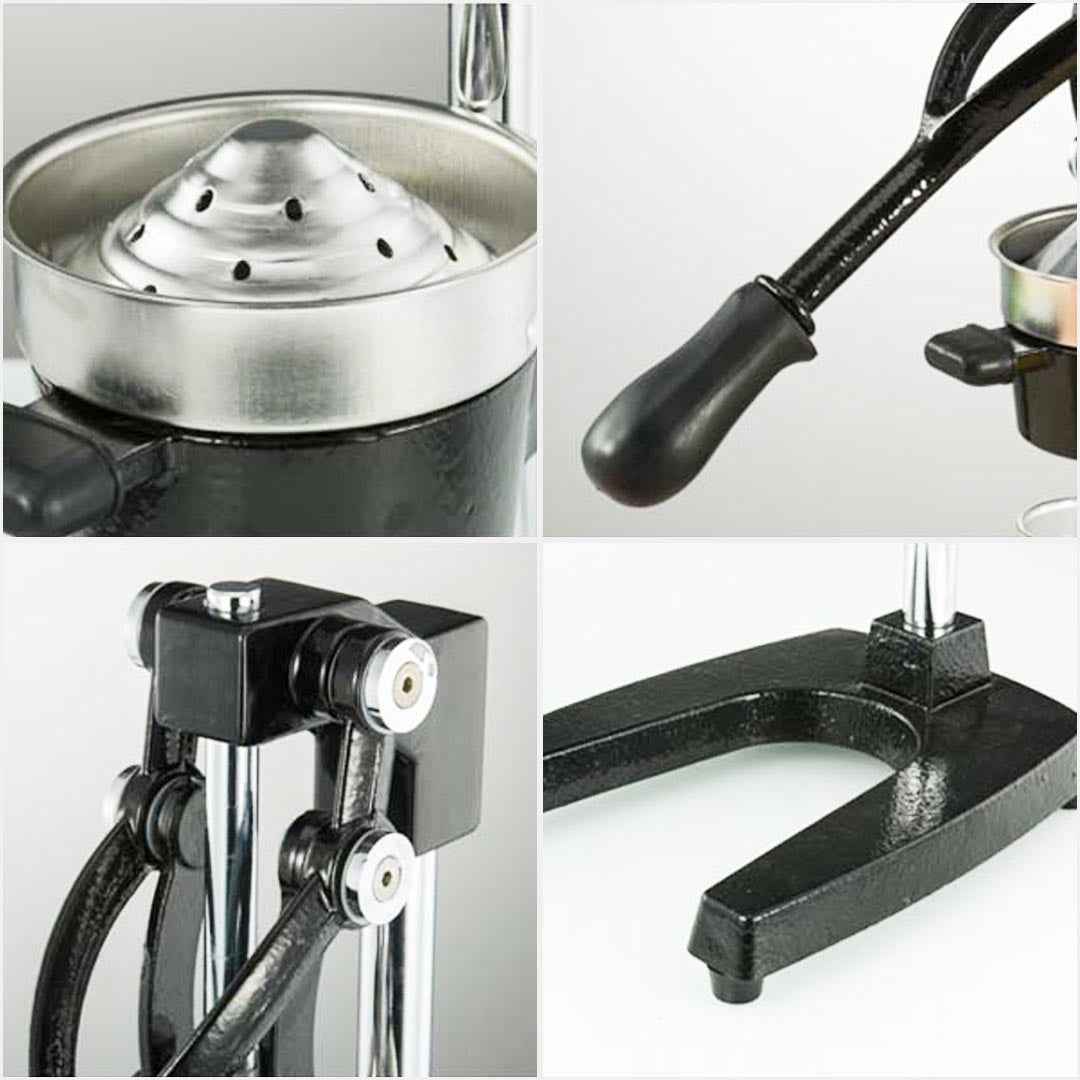 SOGA 2X Commercial Manual Juicer Hand Press Juice Extractor Squeezer Orange Citrus Matte Black - Cafe Supply