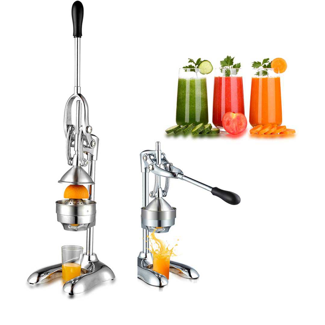 SOGA 2x Stainless Steel Manual Juicer Hand Press Juice Extractor Squeezer Orange Citrus - Cafe Supply