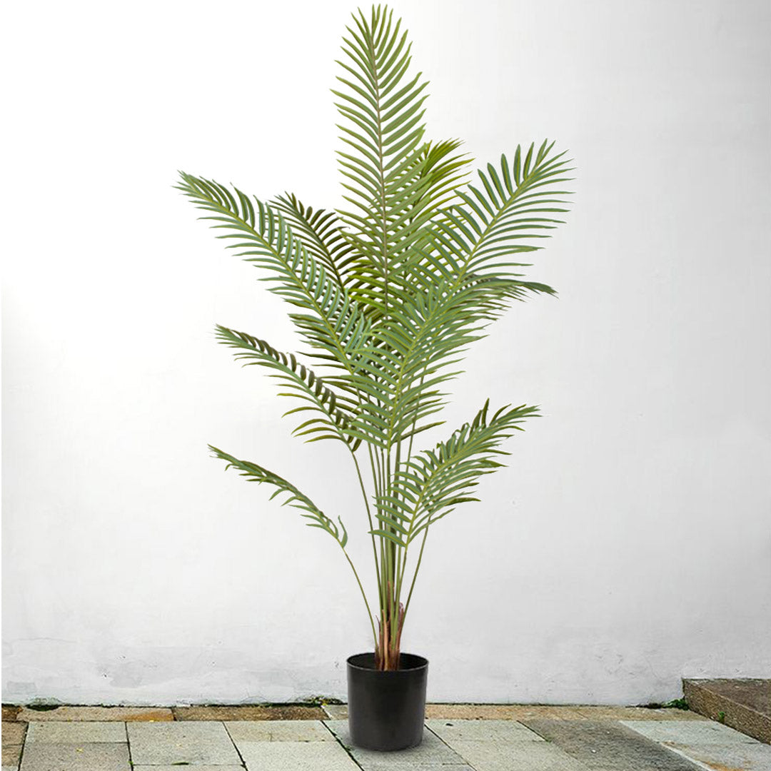 SOGA 2X 210cm Green Artificial Indoor Rogue Areca Palm Tree Fake Tropical Plant Home Office Decor - Cafe Supply