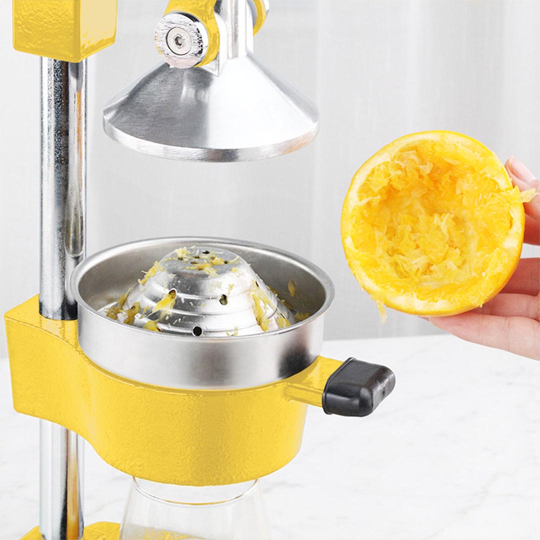 SOGA 2X Commercial Manual Juicer Hand Press Juice Extractor Squeezer Orange Citrus Yellow - Cafe Supply