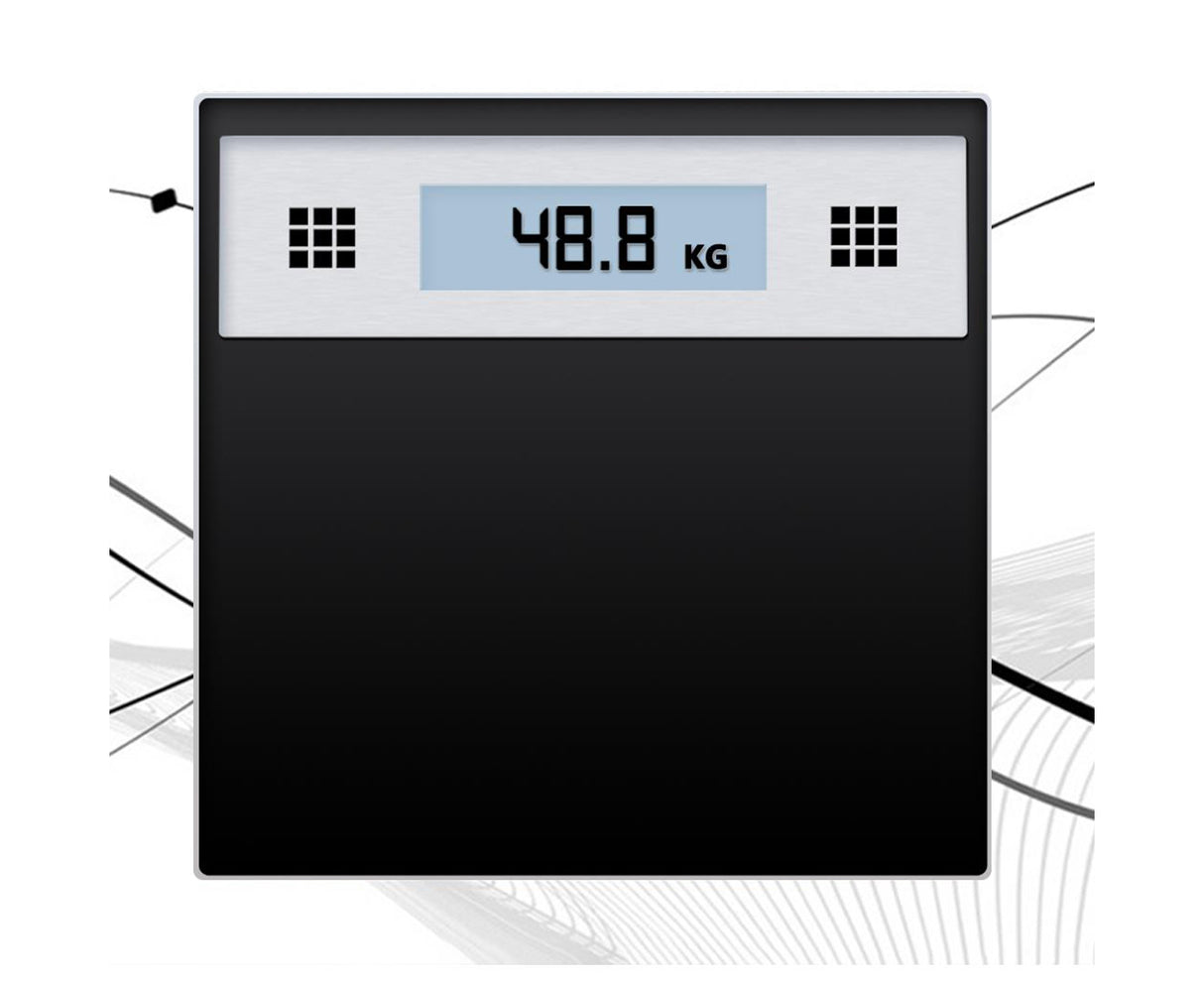 SOGA 2X 180kg Electronic Talking Scale Weight Fitness Glass Bathroom Scale LCD Display Stainless - Cafe Supply