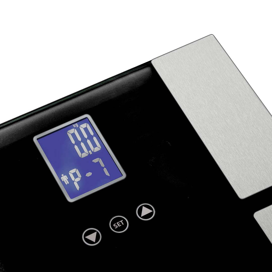 SOGA Digital Electronic LCD Bathroom Body Fat Scale Weighing Scales Weight Monitor Black - Cafe Supply