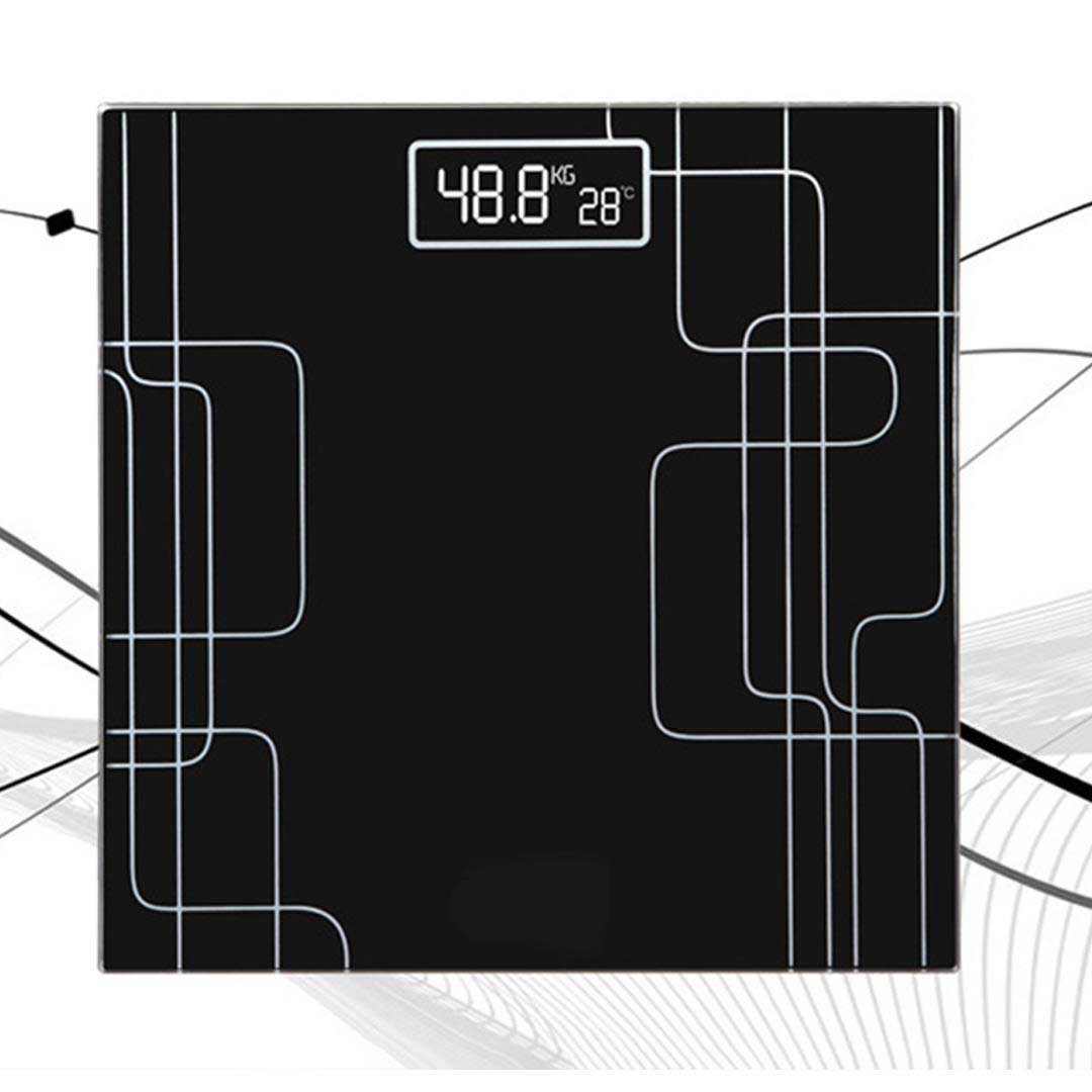 SOGA 180kg Electronic Talking Scale Weight Fitness Glass Bathroom Scale LCD Display - Cafe Supply