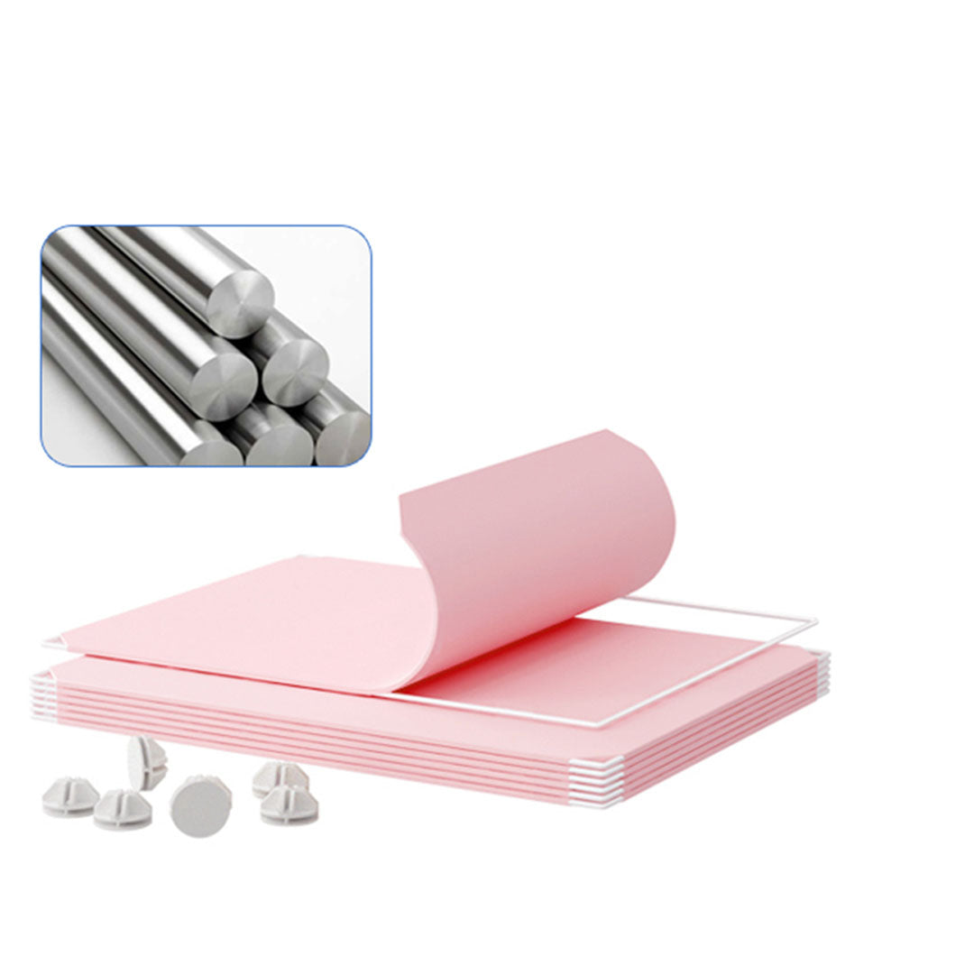 SOGA 10 Cubes DIY Princess Design Portable Wardrobe Divide-Grid Modular Storage Organiser Foldable Closet - Cafe Supply