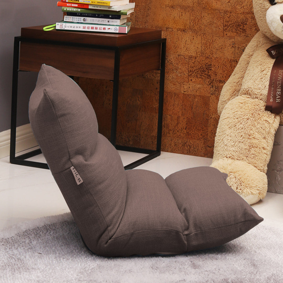 SOGA Lounge Floor Recliner Adjustable Lazy Sofa Bed Folding Game Chair Coffee - Cafe Supply