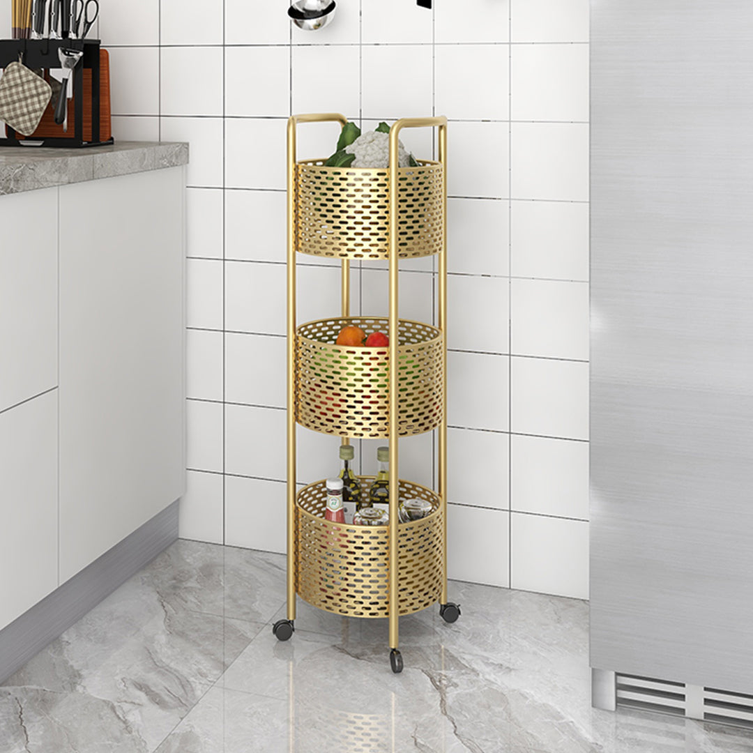 SOGA 2X 3 Tier Bathroom Shelf Multifunctional Storage Display Rack Organiser with wheels - Cafe Supply