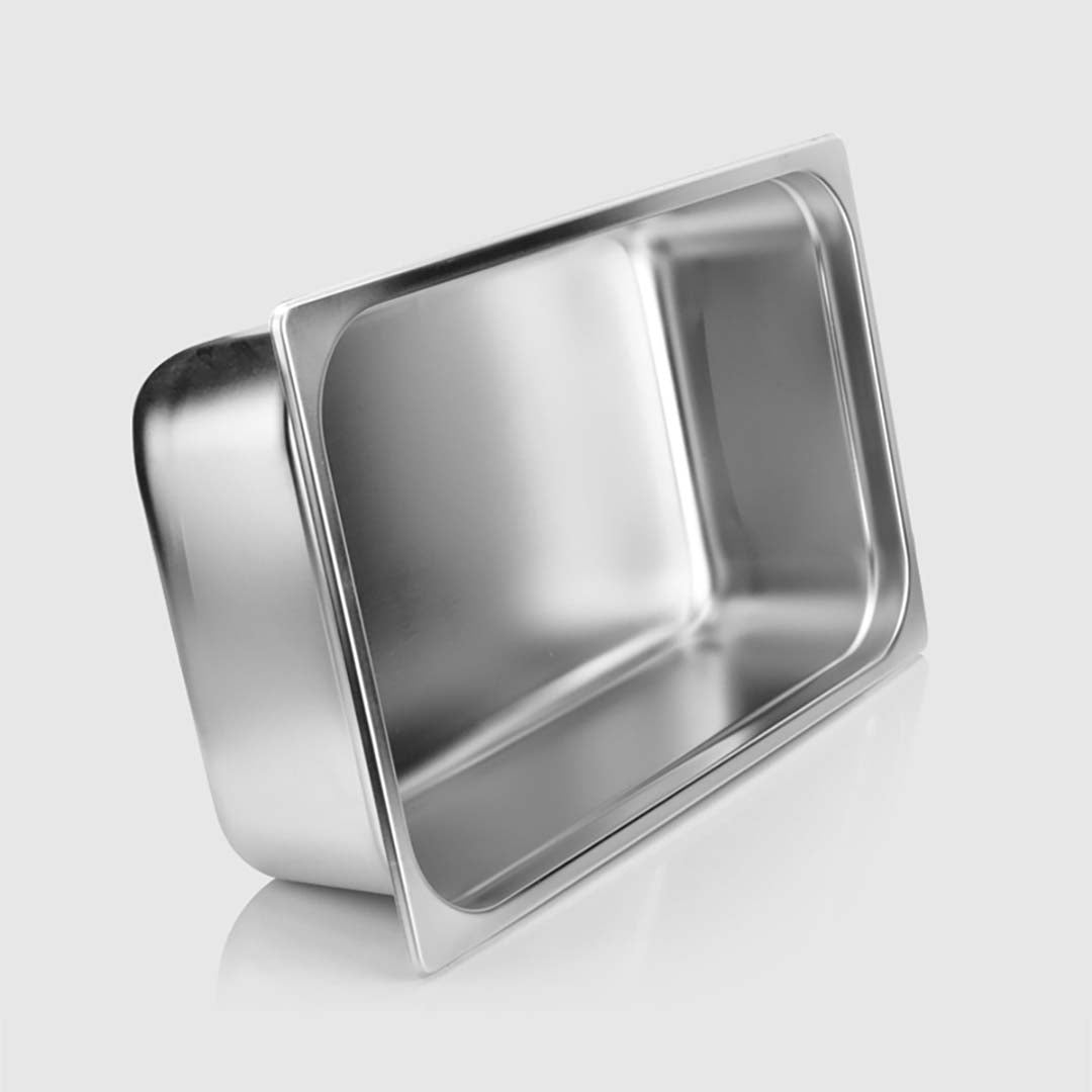 SOGA 6X Gastronorm GN Pan Full Size 1/1 GN Pan 15cm Deep Stainless Steel Tray With Lid - Cafe Supply