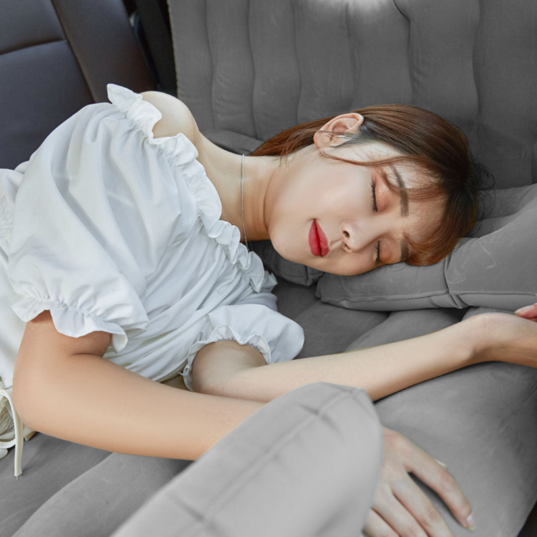 SOGA Grey Inflatable Car Boot Mattress Portable Camping Air Bed Travel Sleeping Essentials - Cafe Supply