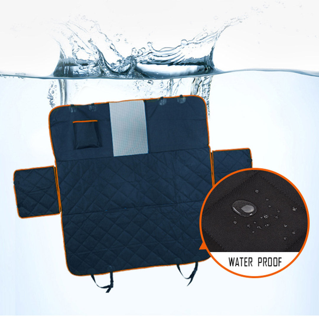 SOGA Oxford Cloth Waterproof Dog Car Cover Back Seat Protector Hammock Pet Mat Black - Cafe Supply