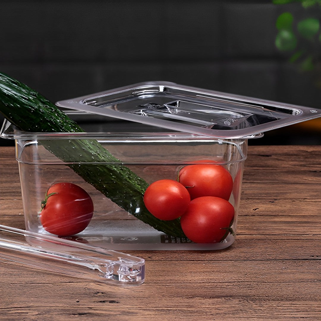 SOGA Clear Gastronorm 1/2 GN Lid Food Tray Top Cover - Cafe Supply