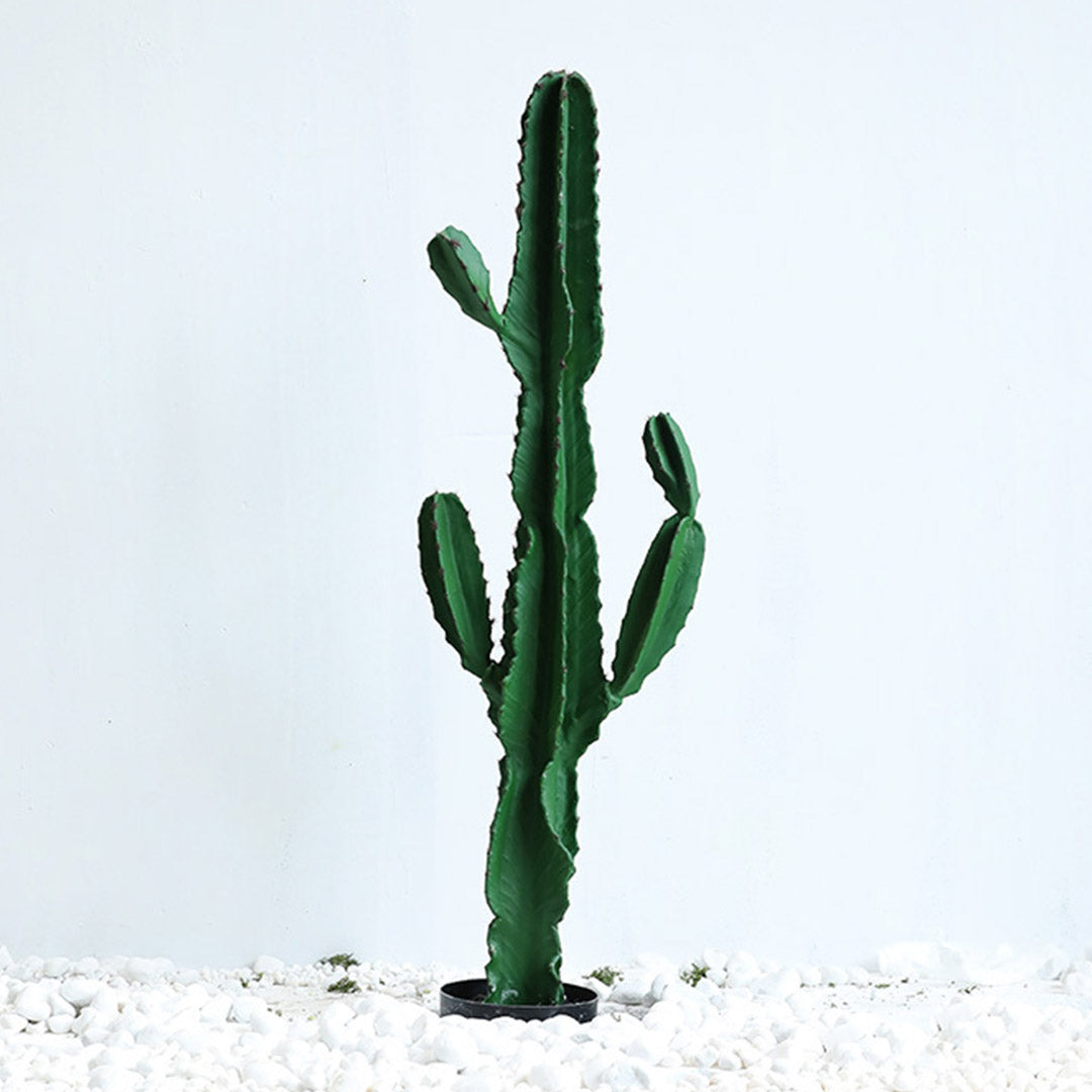 SOGA 2X 120cm Green Artificial Indoor Cactus Tree Fake Plant Simulation Decorative 6 Heads - Cafe Supply