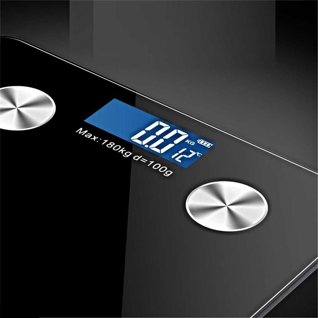 SOGA Wireless Bluetooth Digital Body Fat Scale Bathroom Health Analyser Weight Black - Cafe Supply