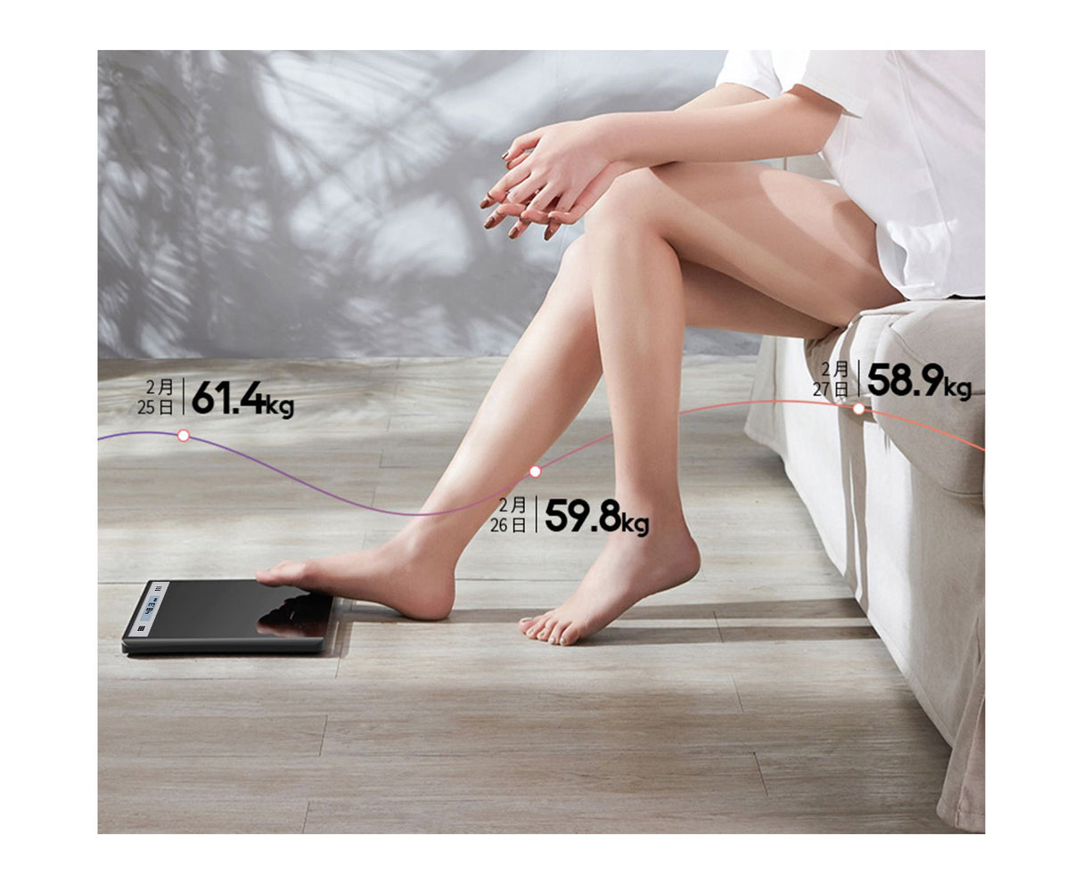 SOGA 2X 180kg Electronic Talking Scale Weight Fitness Glass Bathroom Scale LCD Display Stainless - Cafe Supply