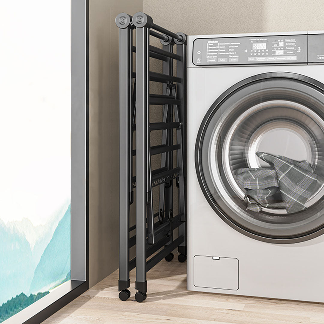 SOGA 2X 1.6m Portable Wing Shape Clothes Drying Rack Foldable Space-Saving Laundry Holder - Cafe Supply