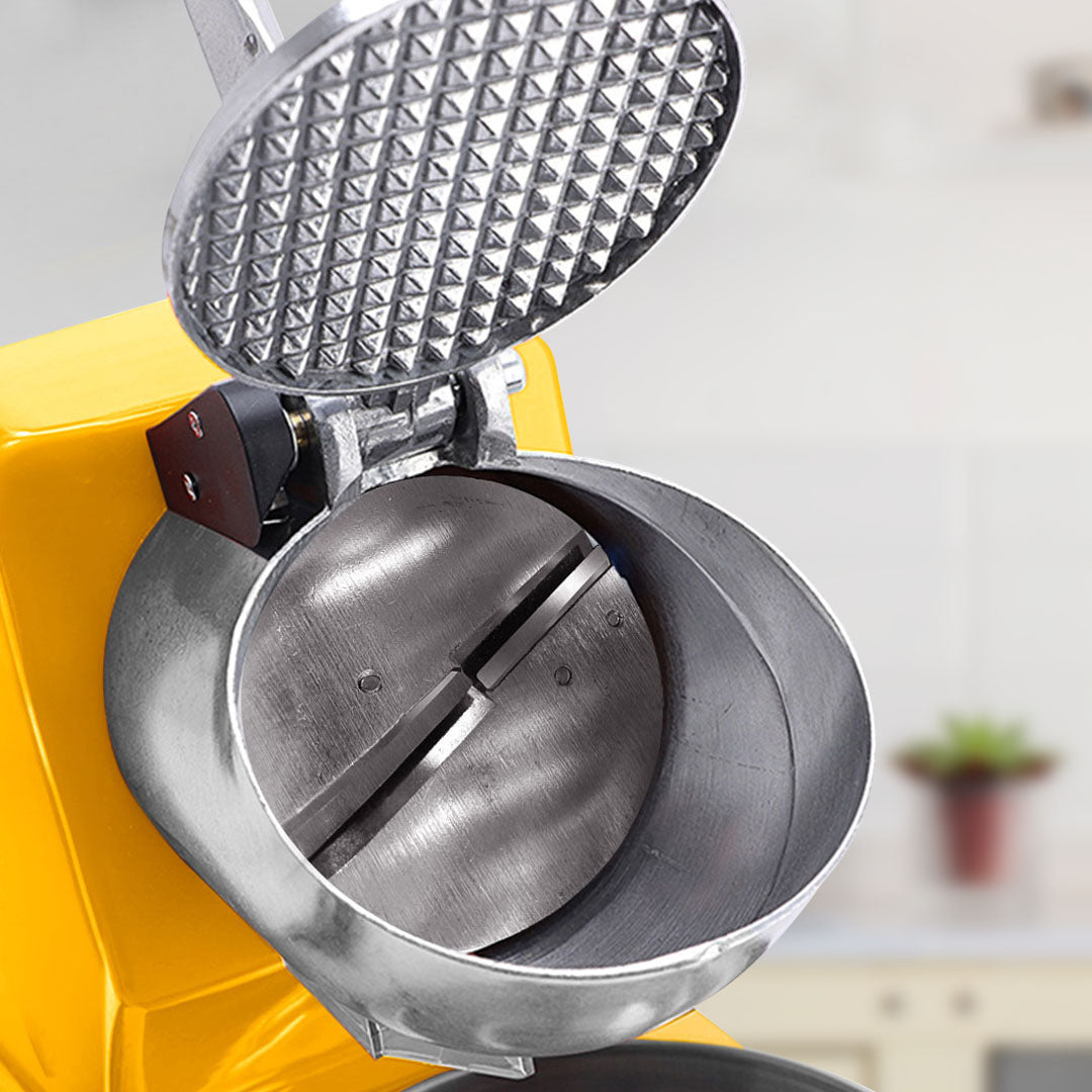 SOGA 2X Ice Shaver Electric Stainless Steel Ice Crusher Slicer Machine Commercial Yellow - Cafe Supply