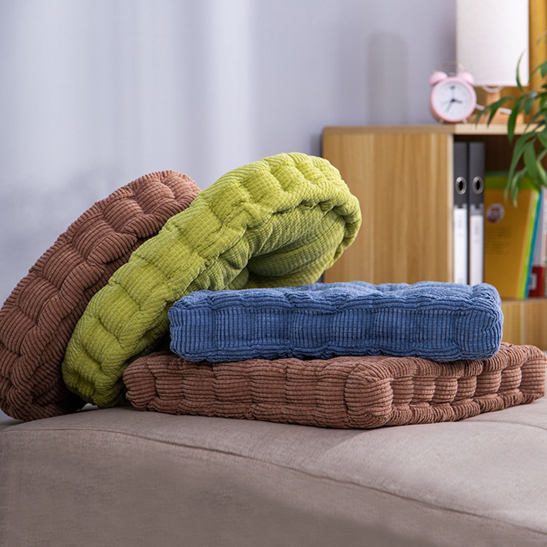 SOGA Coffee Round Cushion Soft Leaning Plush Backrest Throw Seat Pillow Home Office Decor - Cafe Supply