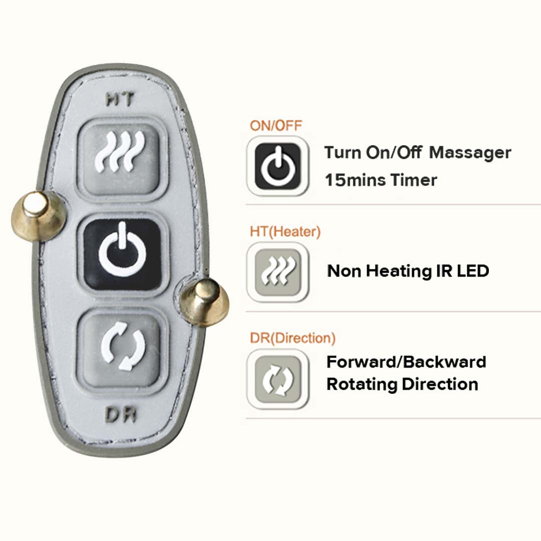 SOGA 2X Electric Kneading Neck Shoulder Arm Body Massager With Heat Health Care - Cafe Supply