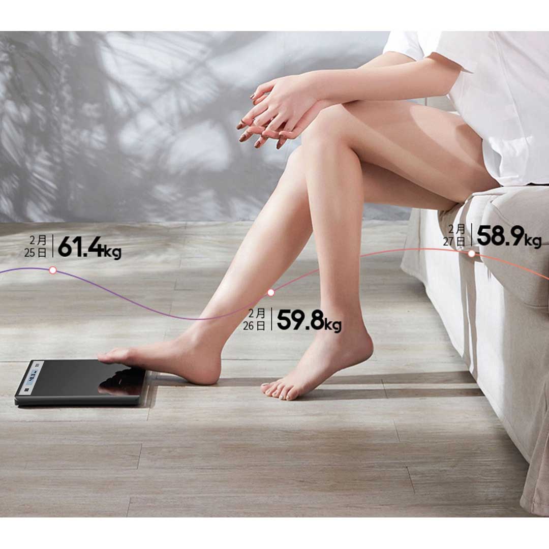 SOGA 180kg Electronic Talking Scale Weight Fitness Glass Bathroom Scale LCD Display Stainless - Cafe Supply