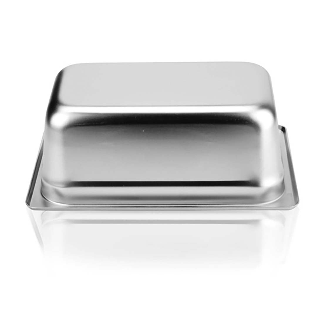 SOGA Gastronorm GN Pan Full Size 1/1 GN Pan 20cm Deep Stainless Steel Tray With Lid - Cafe Supply