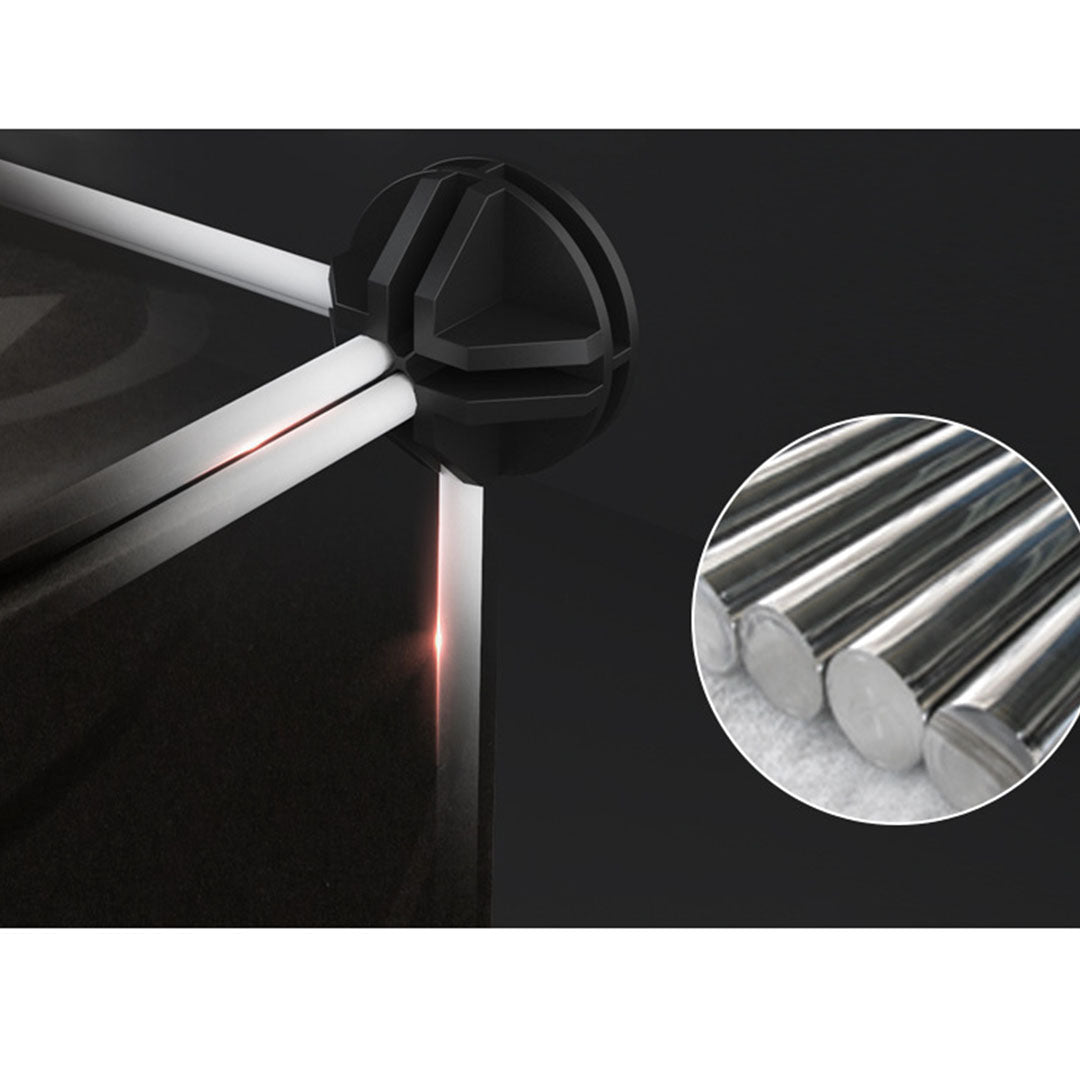 SOGA 8 Cubes Black Portable Wardrobe Divide-Grid Modular Storage Organiser Foldable Closet - Cafe Supply