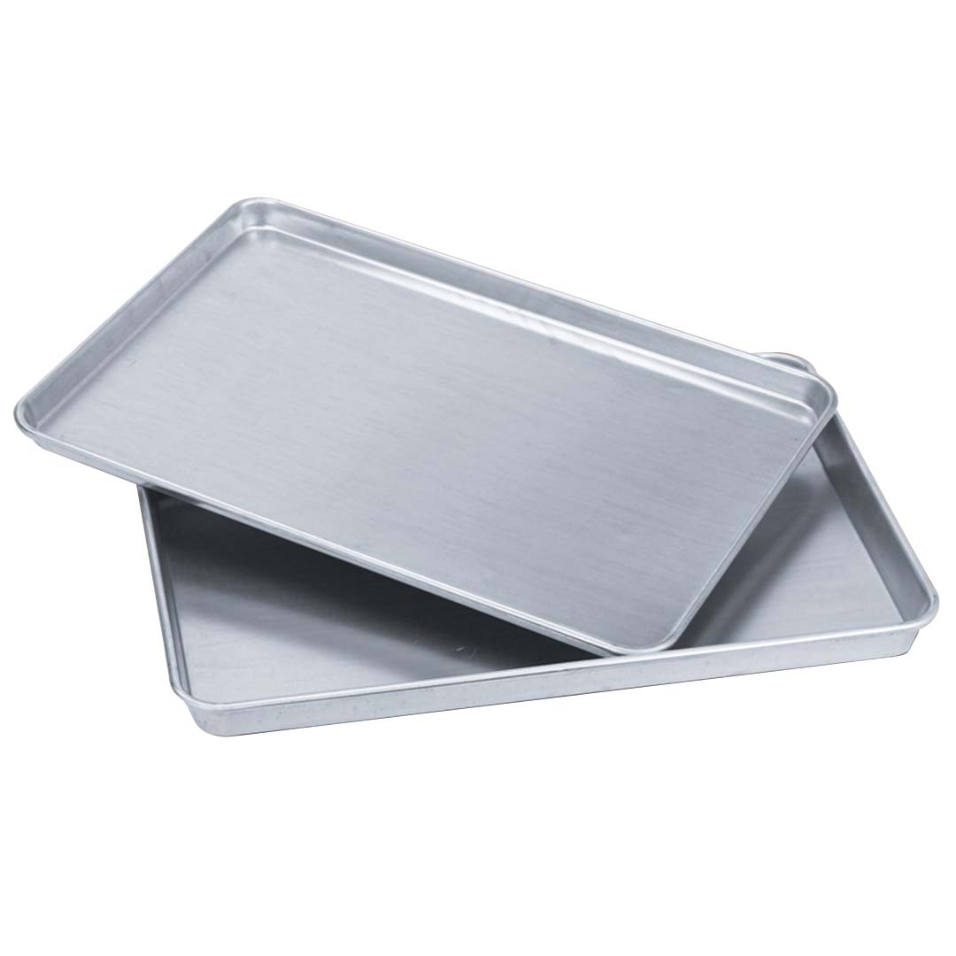 SOGA 14X Aluminium Oven Baking Pan Cooking Tray for Baker Gastronorm 60*40*5cm - Cafe Supply