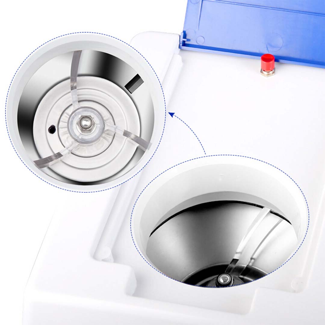 SOGA 2X Ice Shaver Commercial Electric Stainless Steel Ice Crusher Slicer Machine 120KG/h - Cafe Supply