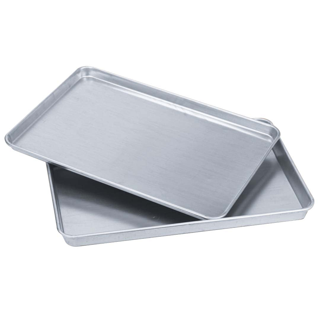 SOGA 10X Aluminium Oven Baking Pan Cooking Tray for Baker Gastronorm 60*40*5cm - Cafe Supply
