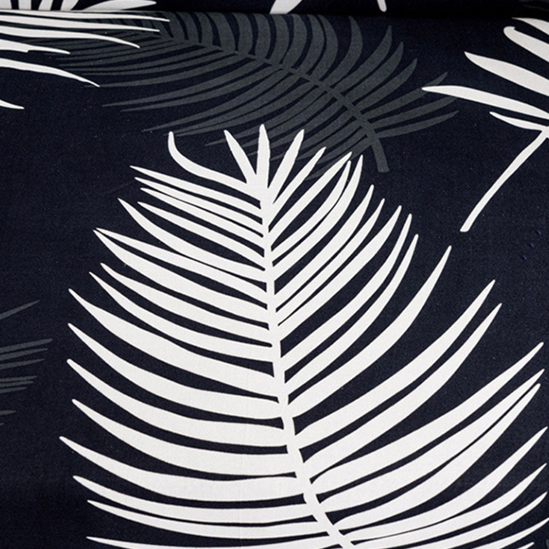 SOGA 2-Seater Leaf Design Sofa Cover Couch Protector High Stretch Lounge Slipcover Home Decor - Cafe Supply