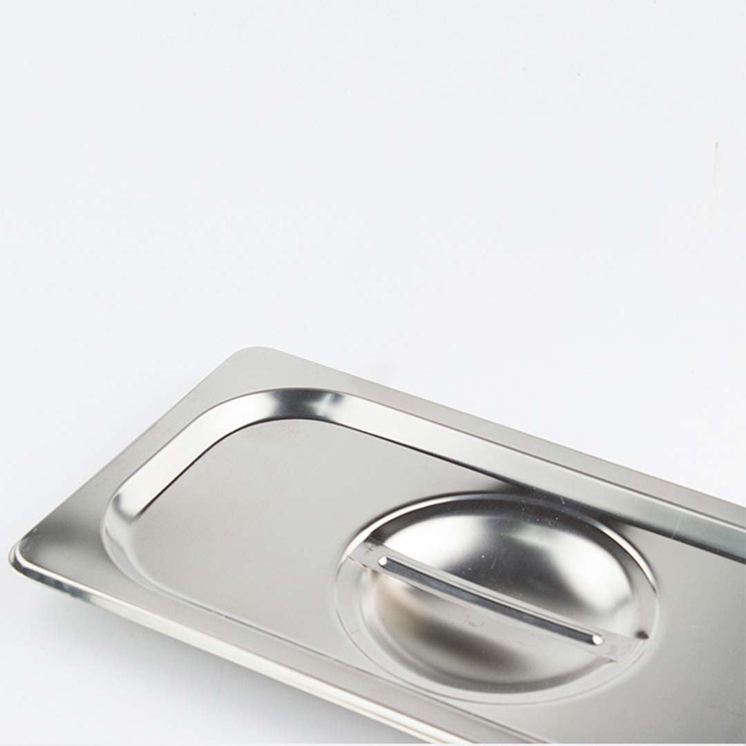 SOGA Gastronorm GN Pan Lid Full Size 1/1 Stainless Steel Tray Top Cover - Cafe Supply