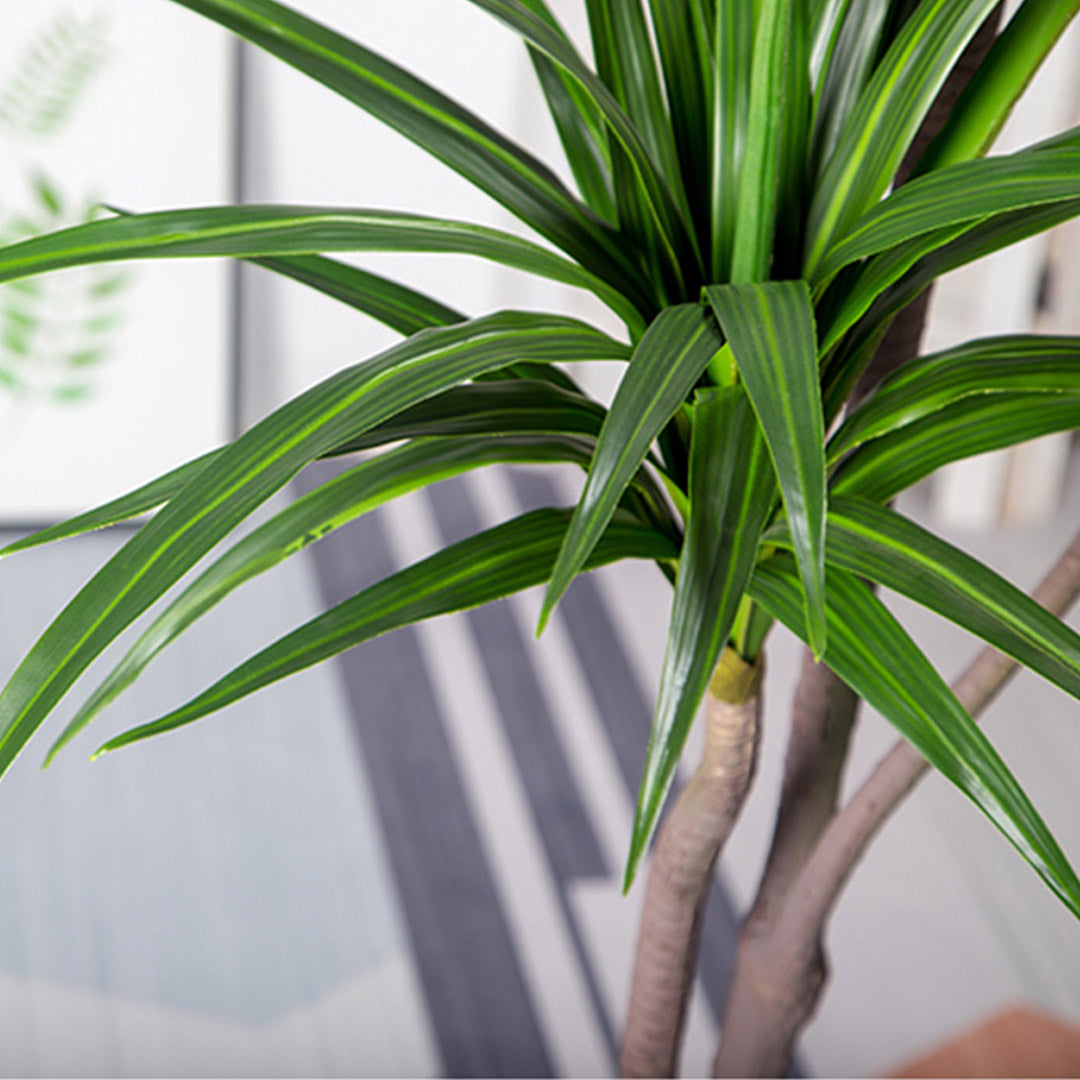 SOGA 2X 180cm Green Artificial Indoor Brazlian Iron Tree Fake Plant Decorative 3 Heads - Cafe Supply