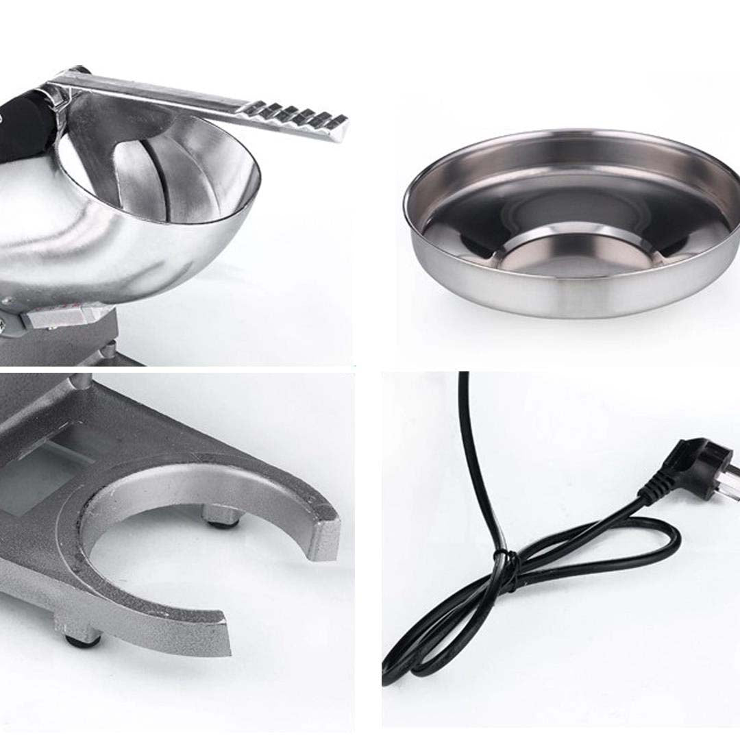 SOGA Dual Blade Ice Shaver Electric Stainless Steel Ice Crusher Slicer Machine Commercial - Cafe Supply