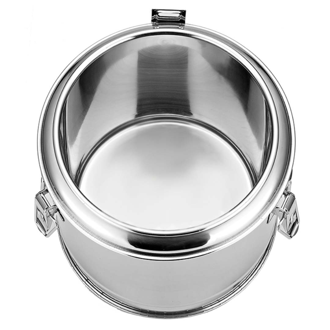 SOGA 22L Stainless Steel Insulated Stock Pot Dispenser Hot & Cold Beverage Container With Tap - Cafe Supply