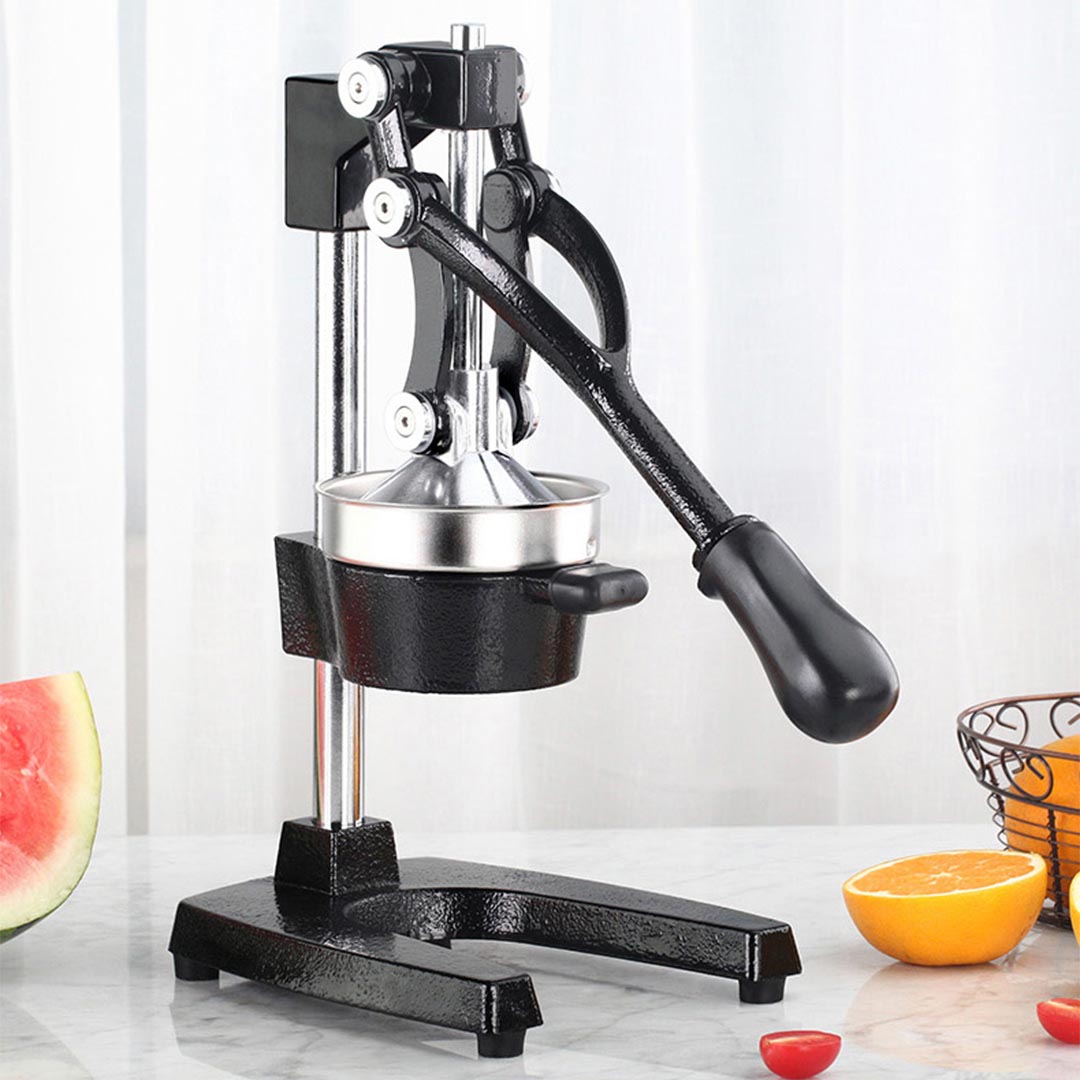 SOGA 2X Commercial Manual Juicer Hand Press Juice Extractor Squeezer Orange Citrus Matte Black - Cafe Supply